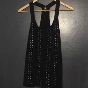Rock Republic Sheer Black Tank